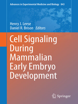 cover image of Cell Signaling During Mammalian Early Embryo Development
